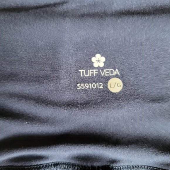 New with tag Tuff Veda Blue Leggings, size L - Picture 6 of 8